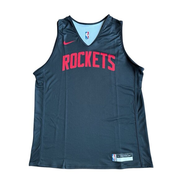 Nike NBA Houston Rockets Practice Jersey Mens Large-2XLT Reversible Team Issued - Picture 1 of 16